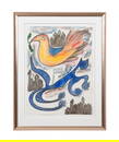 THORNTON DIAL 'PEACE CAT FOR THE WORLD' WC/P
