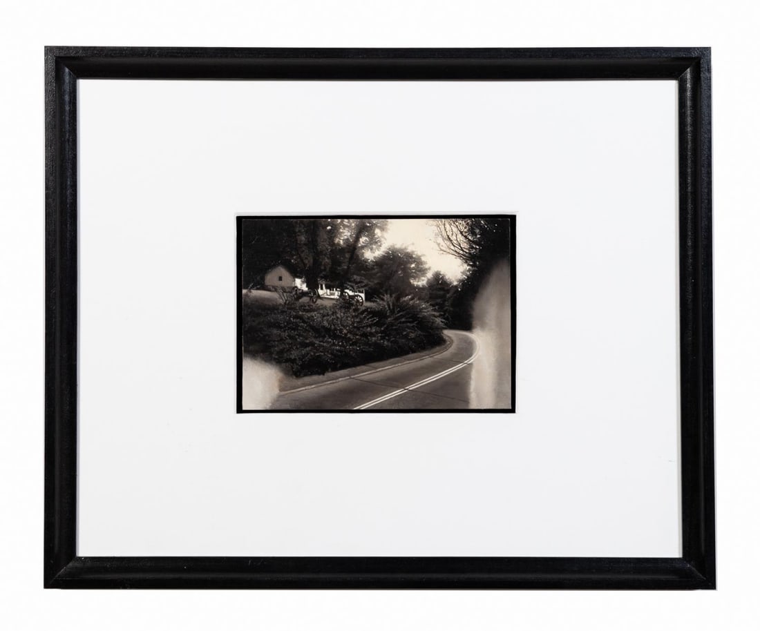 DON POLLACK 'MISSIONARY RIDGE' OIL ON PANEL: Don Pollack (American, born 1958). "Missionary Ridge, Chattanooga", oil on panel, signed and titled to verso. Framed. Accompanied by "Don Pollack: South of the Tennessee, Remains of the Campaign, Muse