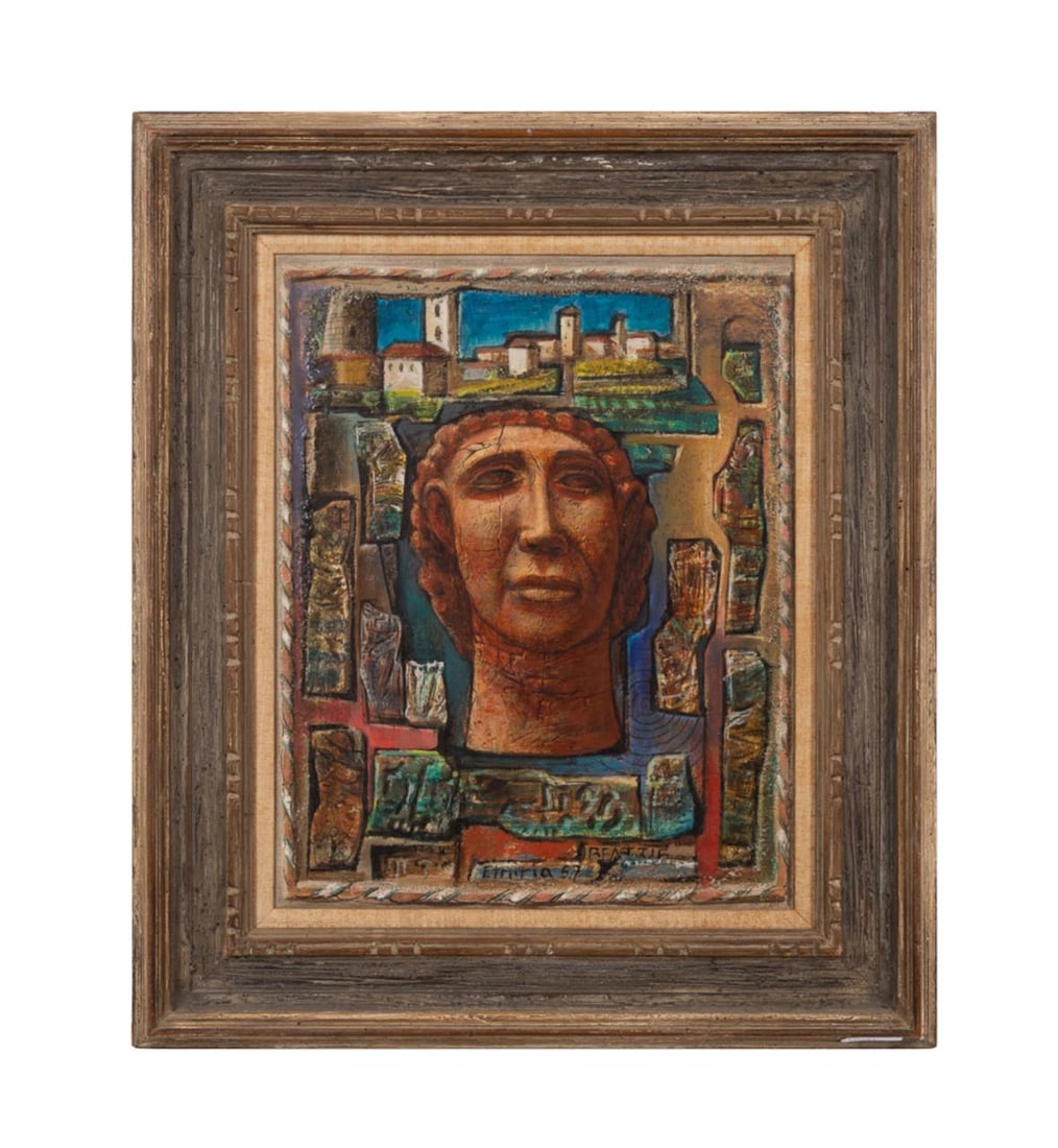 George Quaintance (american 1902 1957) Oil On Canv