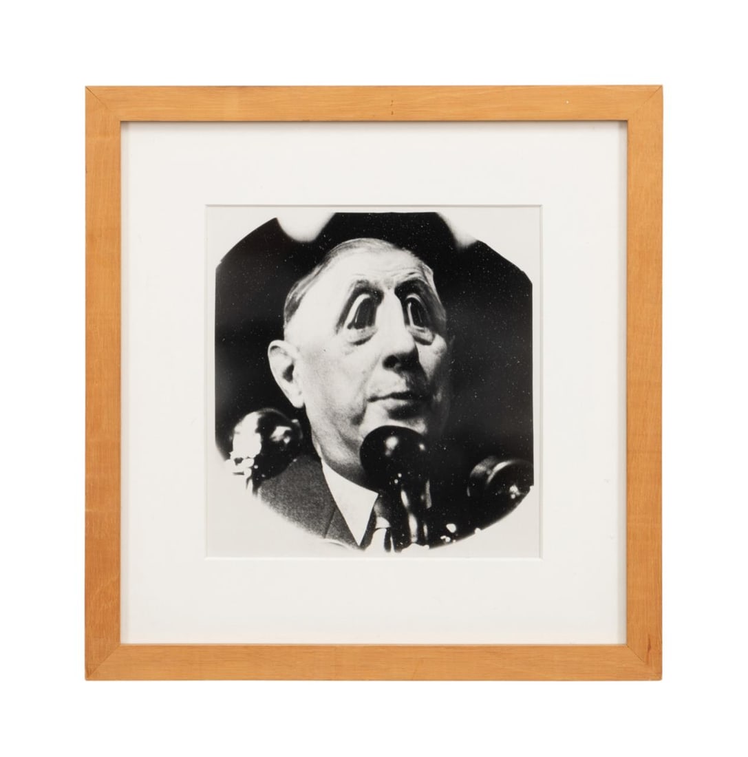WEEGEE 'DE GAULLE' BLACK & WHITE PHOTO DISTORTION (1 of 5)