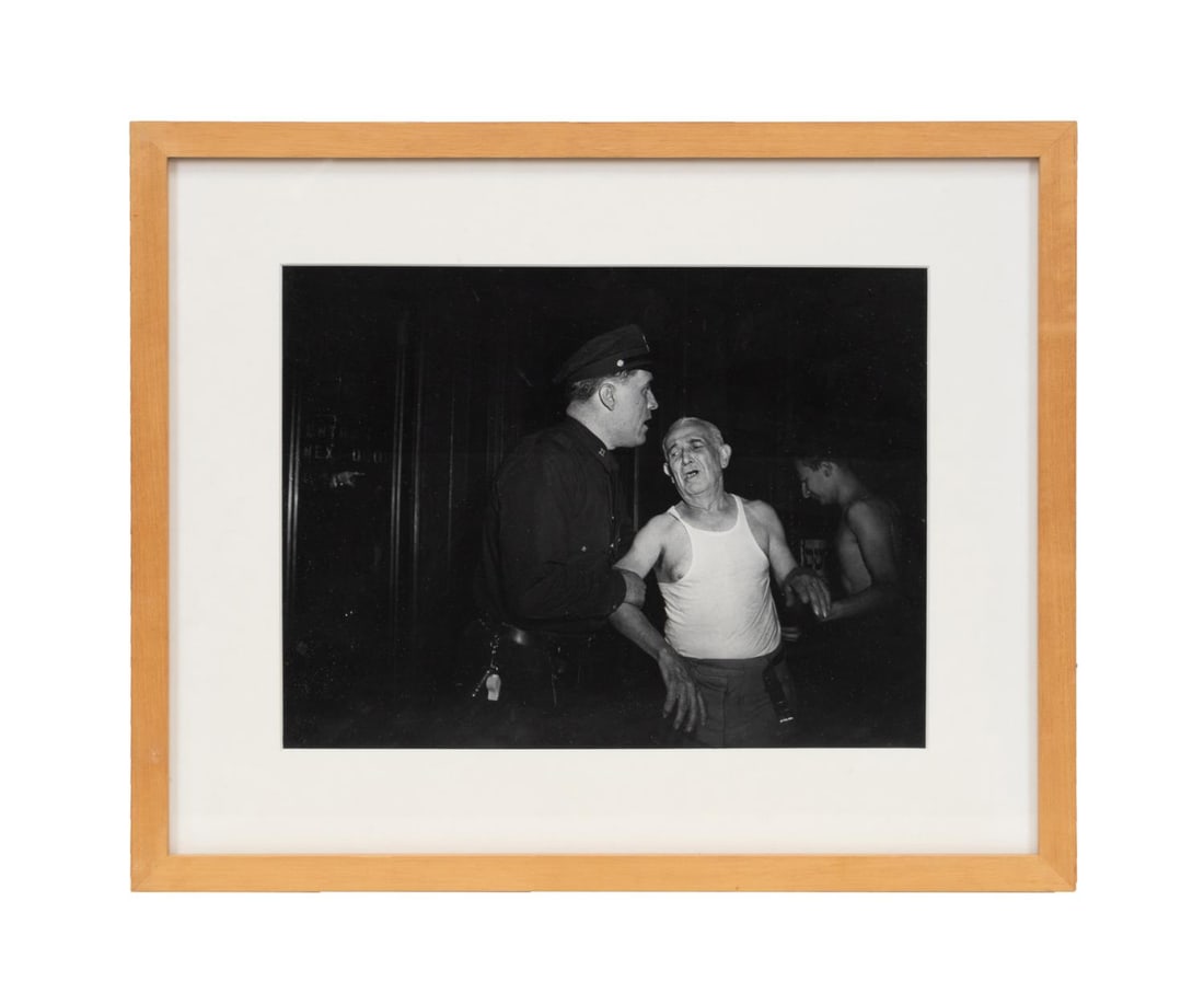 WEEGEE, B&W PHOTO OF WEEPING LANDLORD, C.1941 (1 of 5)