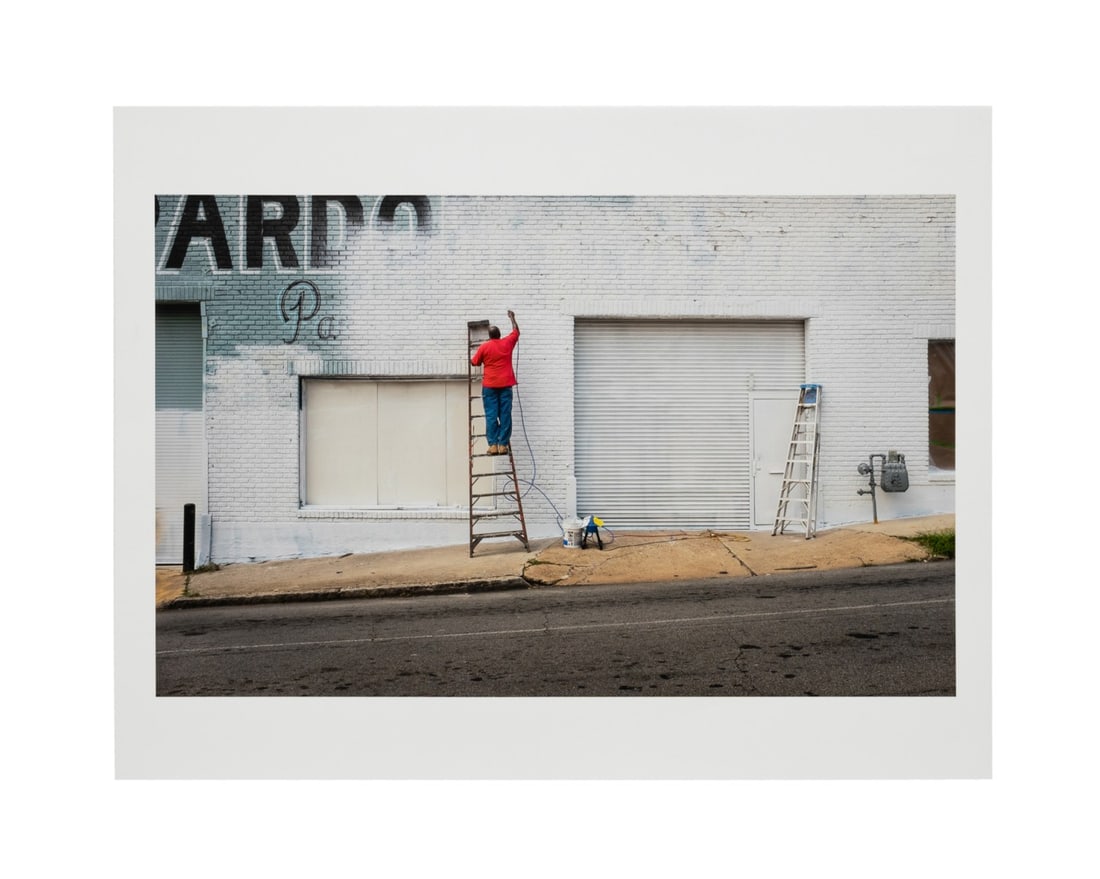 CHIP SIMONE 'PAINTING OVER' CHROMOGENIC PRINT (1 of 5)