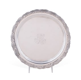 TIFFANY & CO. NEO-RENAISSANCE STERLING SILVER TRAY