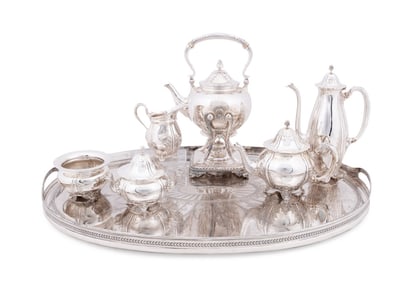 7 PIECE TIFFANY & CO. STERLING TEA/COFFEE SERVICE