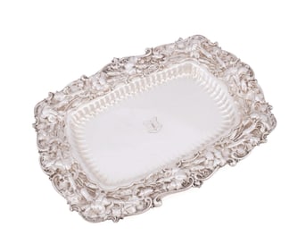 WHITING ART NOUVEAU STERLING SILVER VEGETABLE BOWL