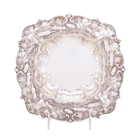 WHITING ART NOUVEAU STERLING SQUARE VEGETABLE BOWL