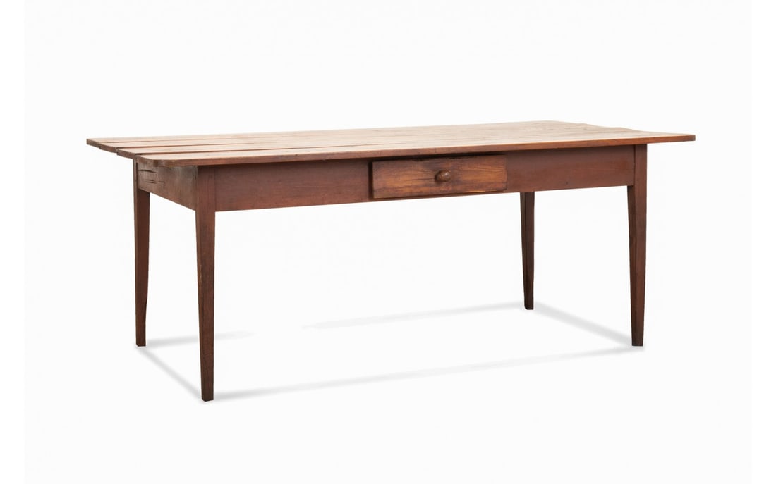 19TH / 20TH C. PROVINCIAL PINE FARMHOUSE TABLE (1 of 6)