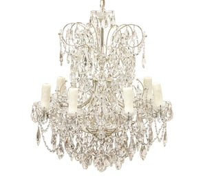 SCHONBEK 'FANTASIA' 8-LIGHT CHANDELIER, 1982