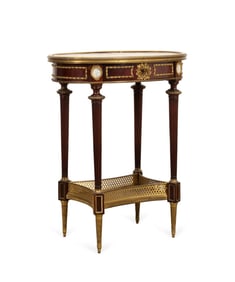 LOUIS XVI STYLE GUERIDON, MANNER OF HENRY DASSON
