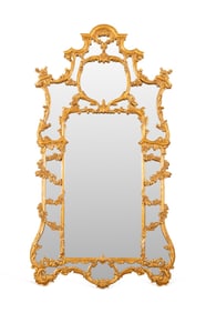 LABARGE FOR MAITLAND-SMITH LARGE GILTWOOD MIRROR