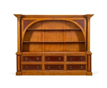 OVERSIZED MAITLAND-SMITH LIBRRAY BOOKCASE CABINET