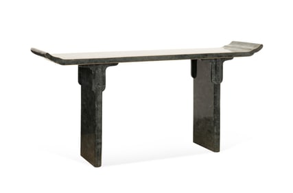 MING STYLE MARBLE CONSOLE, ATTRIB. MAITLAND-SMITH