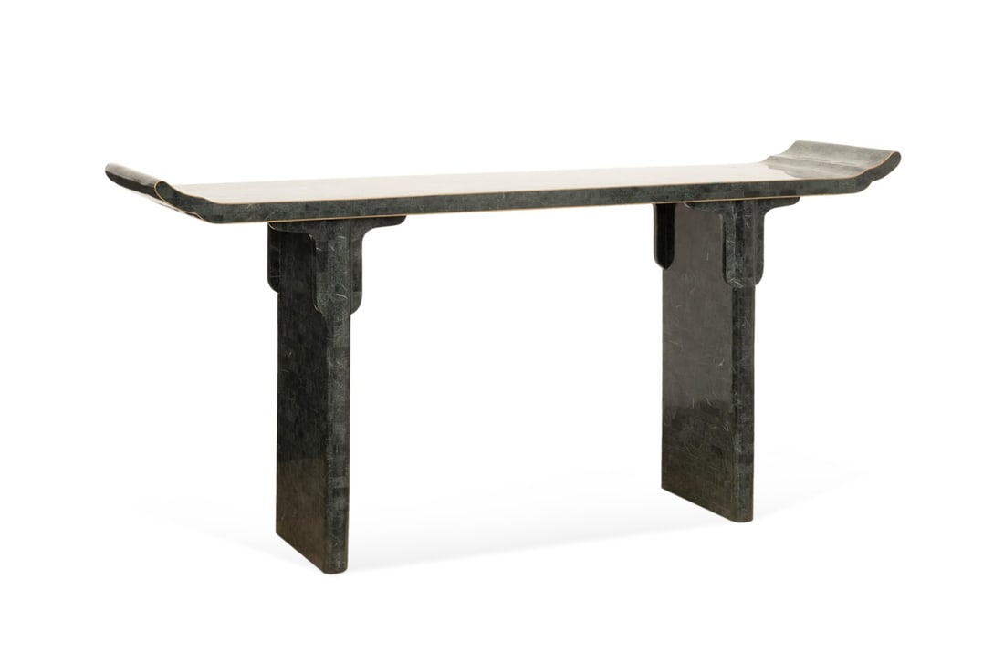 MING STYLE MARBLE CONSOLE, ATTRIB. MAITLAND-SMITH (1 of 7)