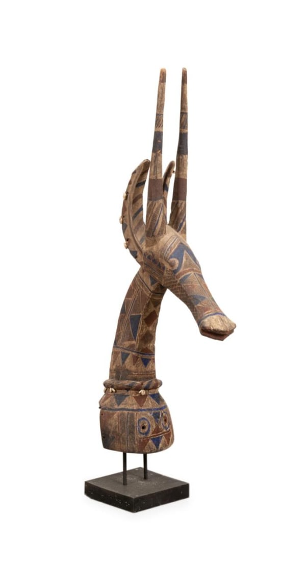 WEST AFRICAN KARUMBA ADONE ANTELOPE HEADDRESS (1 of 5)