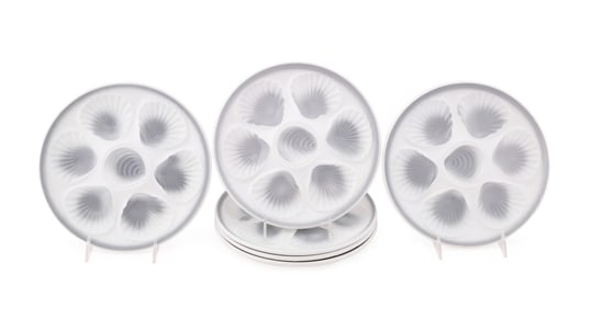 MOULIN DES LOUPES-ORCHIES GRAY OYSTER PLATES