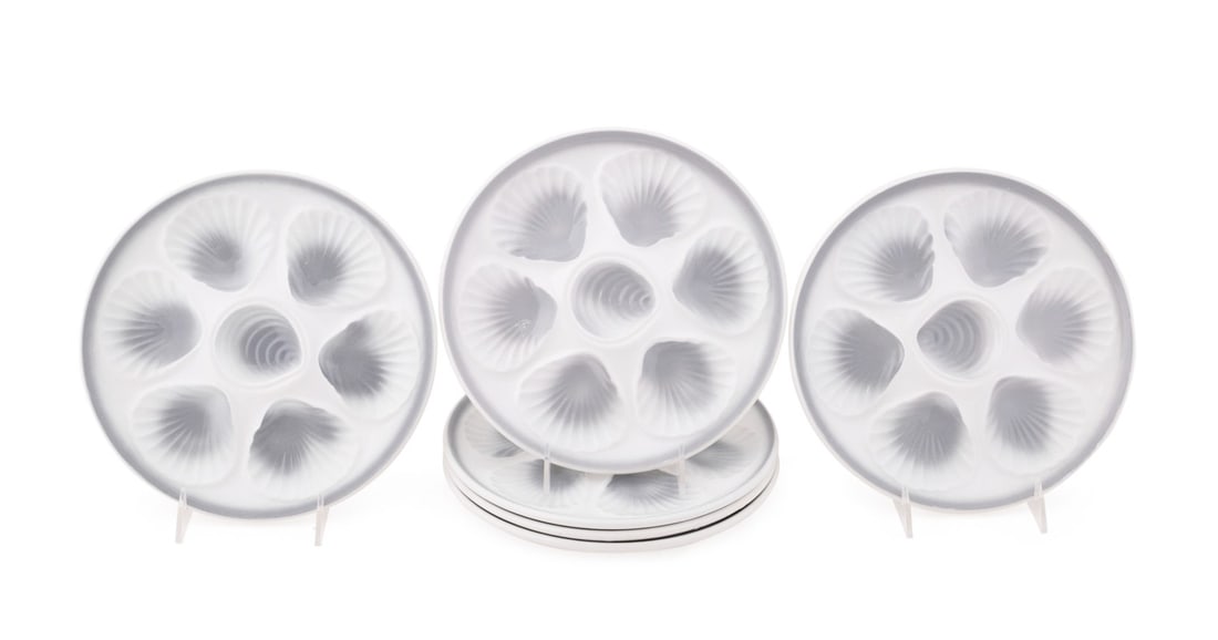 MOULIN DES LOUPES-ORCHIES GRAY OYSTER PLATES (1 of 4)