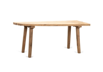 19TH CENTURY RUSTIC PINE WORK TABLE