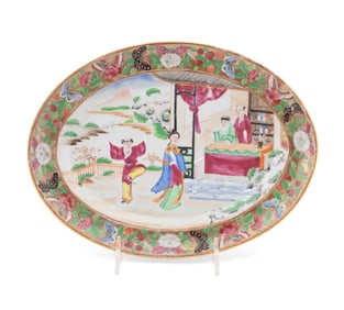 ROSE MANDARIN CHINESE EXPORT PLATTER