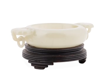 CHINESE JADE MARRIAGE BOWL