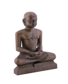 BRONZE FIGURE OF JAIN TEACHER