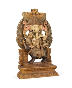 MONUMENTAL HINDU GOD SCULPTURE, LORD GANESHA