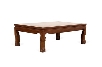 CHINESE MAHOGANY COFFEE TABLE