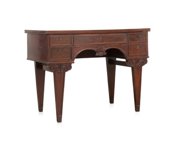 19TH C. REGENCY GENTLEMAN'S DRESSING TABLE