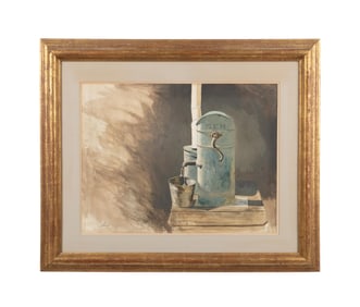 JOHN CHUMLEY 'STUDY FOR CISTERN' 1965 WATERCOLOR