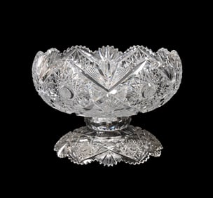 LIBBEY 'SULTANA' CUT GLASS PUNCH BOWL
