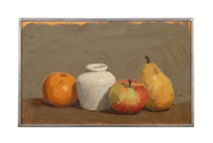 ROBERT KULICKE STILL LIFE WITH FRUIT 1969