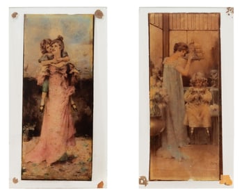 2 MOTHER & CHILD PRINTS, AFTER MAUDE GOODMAN