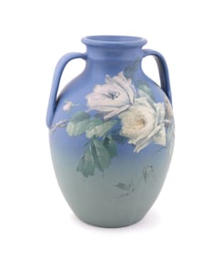 MAE TIMBERLAKE FOR WELLER POTTERY HUDSON URN