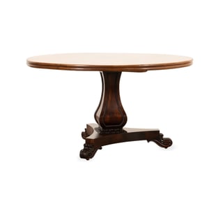 19TH C. WILLIAM IV MAHOGANY CENTER TABLE