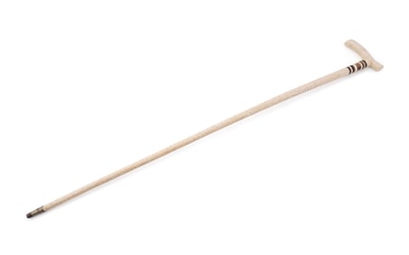 19TH CENTURY WHALE BONE CANE OR WALKING STICK
