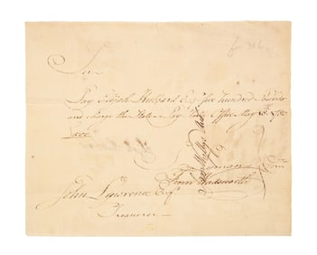 ELIJIAH HUBBARD PAY TABLE VOUCHER 5 SIGNATURES