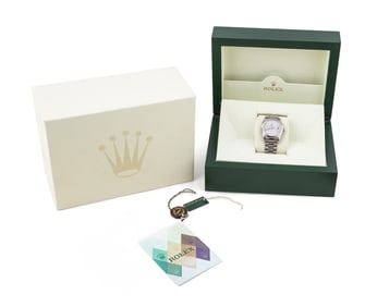 ROLEX 18K WHITE GOLD PRESIDENTIAL DAY DATE WATCH