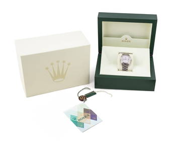 ROLEX 18K WHITE GOLD PRESIDENTIAL DAY DATE WATCH (1 of 14)