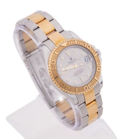ROLEX 35MM 2-TONE YACHT-MASTER, BOX & PAPERS