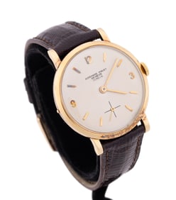 AUDEMARS PIGUET MEN'S 18K YG VINTAGE WRIST WATCH