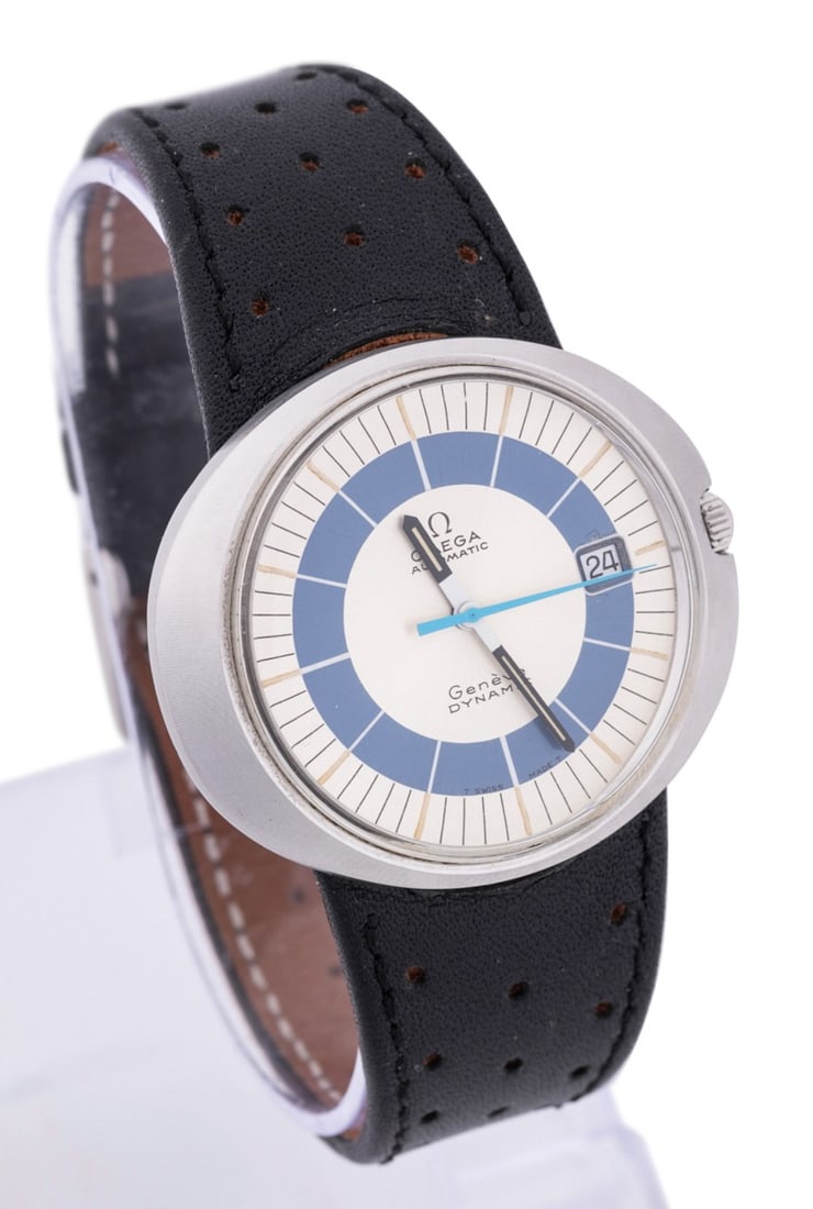 OMEGA VINTAGE 'DYNAMIC' STAINLESS WRIST WATCH (1 of 8)