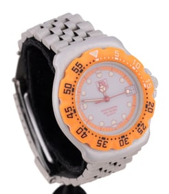 TAG HEUER FORMULA 1 SS WATCH, ORANGE BEZEL