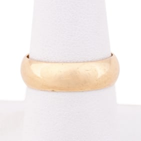18K YELLOW GOLD WEDDING BAND