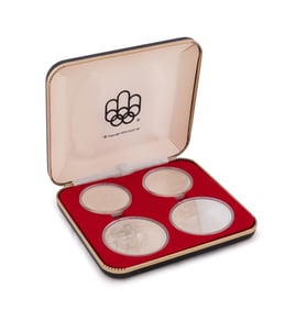 CANADA 1976 OLYMPIC SILVER COIN SET SERIES VI
