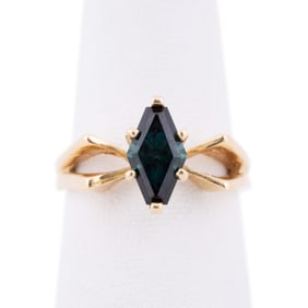 TOURMALINE 14K YELLOW GOLD RING