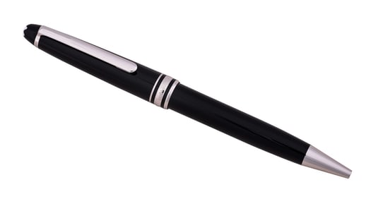 MONTBLANC MEISTERSTUCK PLATINUM BALLPOINT PEN