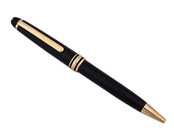 MONTBLANC MEISTERSTUCK RESIN & GOLD BALLPOINT PEN