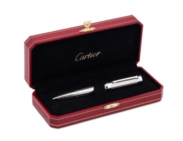 PASHA DE CARTIER GODRON DECOR BALLPOINT PEN IN BOX