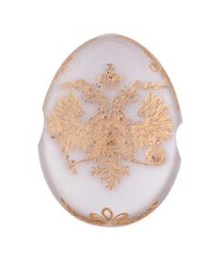 THEO FABERGE 'ROMANOV' PAPERWEIGHT, 134/750
