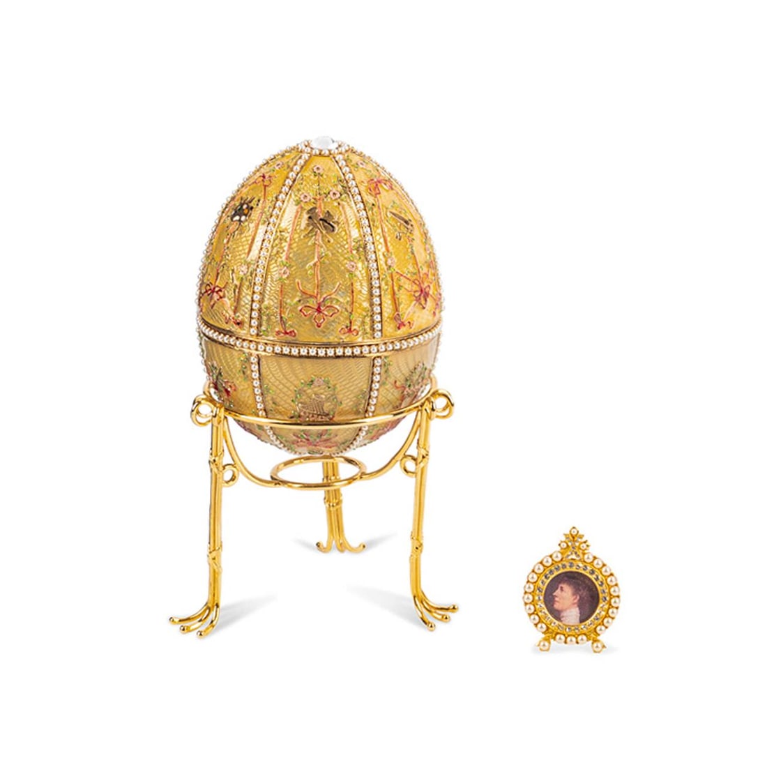 FABERGE 'GATCHINA PALACE' ENAMELED SURPRISE EGG (1 of 8)