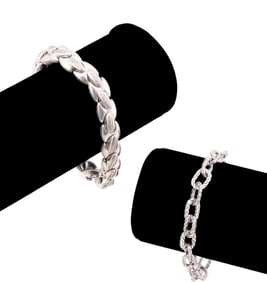 TWO JOHN HARDY STERLING SILVER BRACELETS